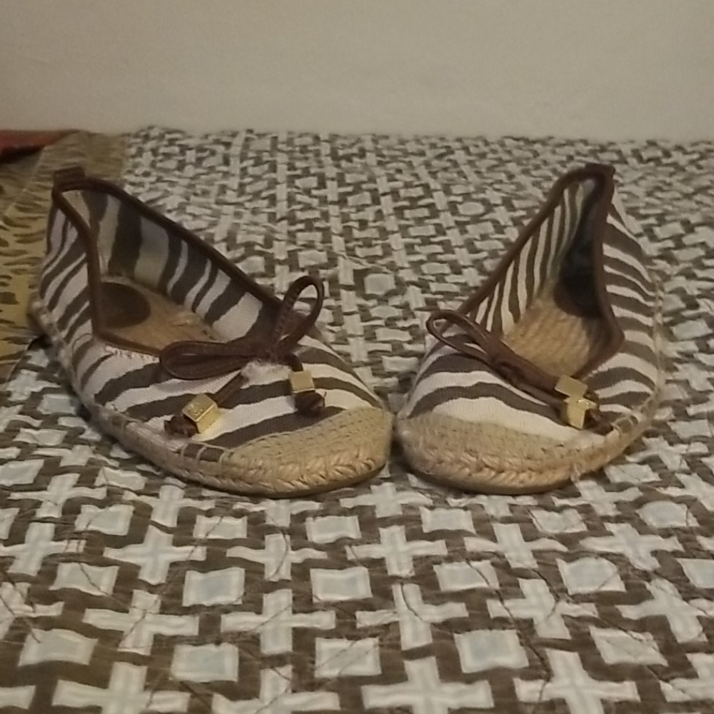 COPY - Michael Kors zebra print flats
